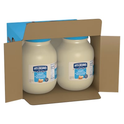 Hellmann's® Light Mayonnaise 4 x 1 gal - Hellmann's® Light Mayonnaise (4 x 1 gal) brings out the flavor of quality meat and produce.